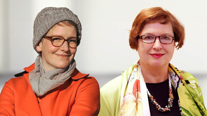 Regina Laudage-Kleeberg (links) und Ute Klammer