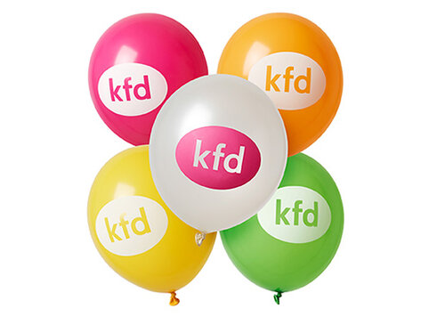 kfd Luftballons bunt